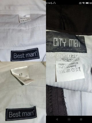 Lote 3 pantalones talla 42
