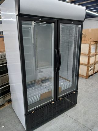 NEVERA EXPOSITORA DOBLE PUERTAS CRISTAL