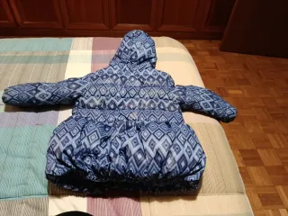 Piumino bambina fantasia geometrica