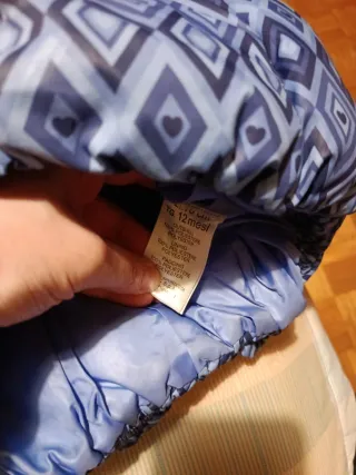 Piumino bambina fantasia geometrica