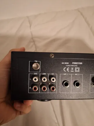 Amplificador Estéreo Fonestar AS-3030 Negro