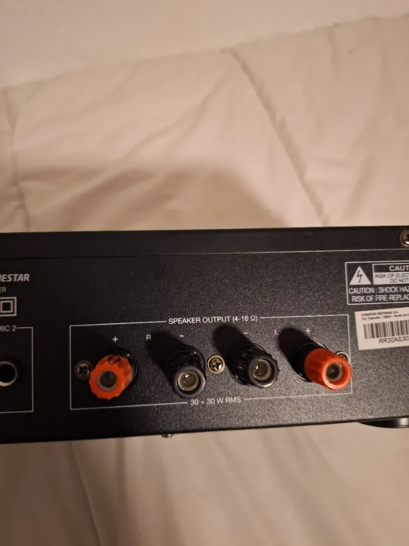 Amplificador Estéreo Fonestar AS-3030 Negro afbeelding 4
