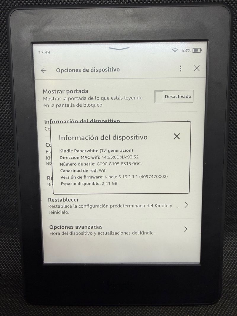 Amazon Kindle DP75SDI Negro luz pantalla afbeelding 3