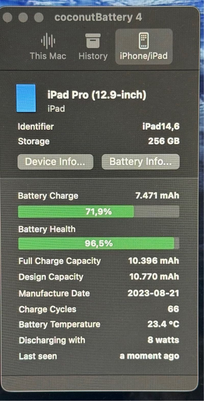 iPad Pro 12.9 M2 256GB Cellular5g LEER DESCRIPCION afbeelding 9