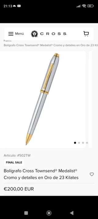 Bolígrafo Cross NUEVO