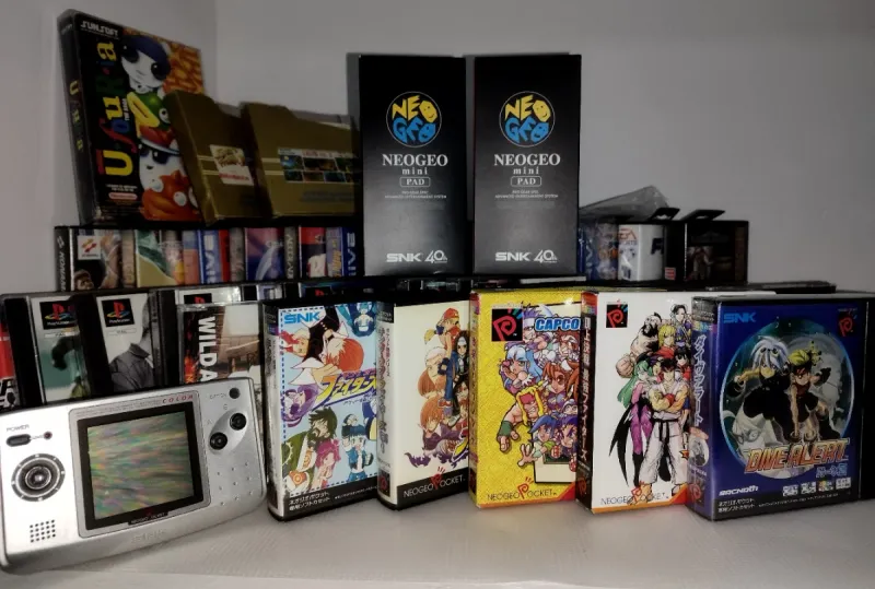 Consola Neo Geo Pocket Color Plata + Juegos