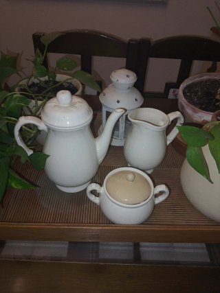 Juego de café San Claudio porcelana
