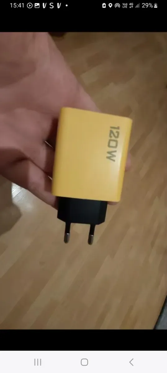 Cargador de batería de 120W amarillo afbeelding 4