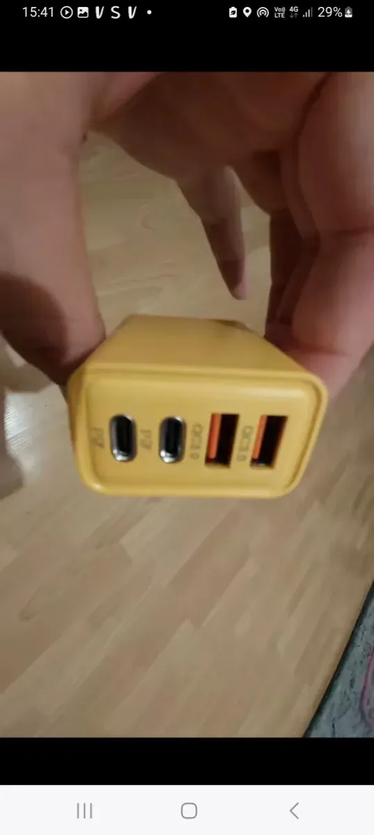 Cargador de batería de 120W amarillo afbeelding 6