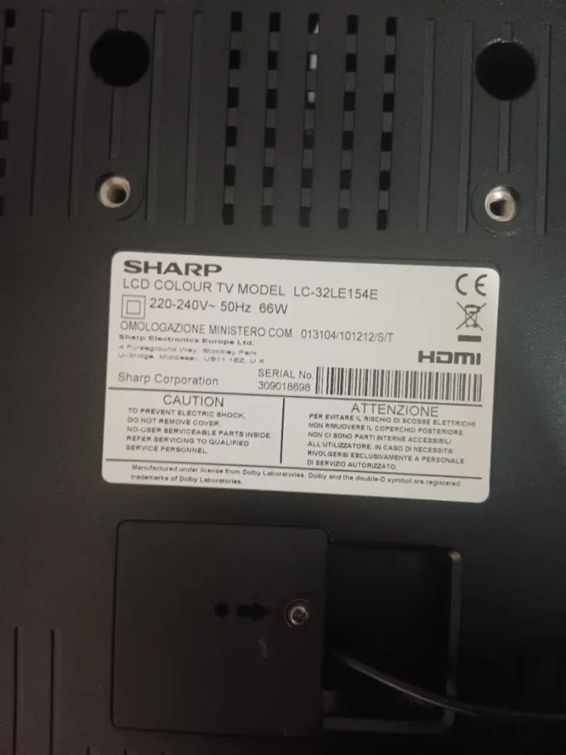 Smart TV Sharp 32 Negro/Plata afbeelding 9