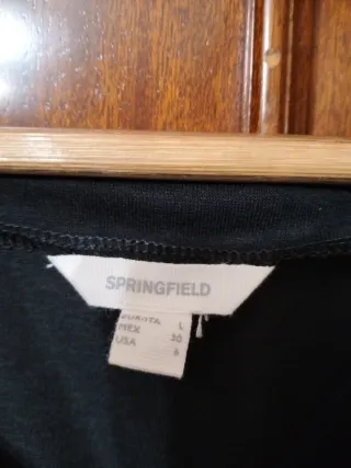 Camiseta manga corta Springfield, talla L