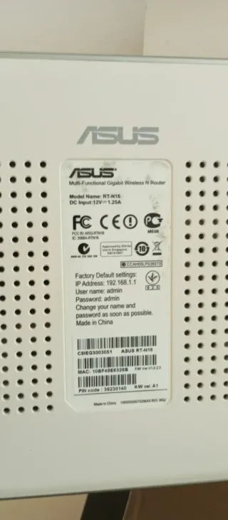 Router ASUS RT-N16