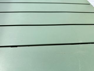 Mesa de jardín Oviala Palavas acero verde cactus