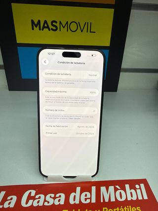iPhone 15 Pro Max 256GB Negro como nuevo