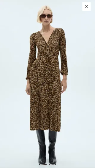 Vestido leopardo nuevo