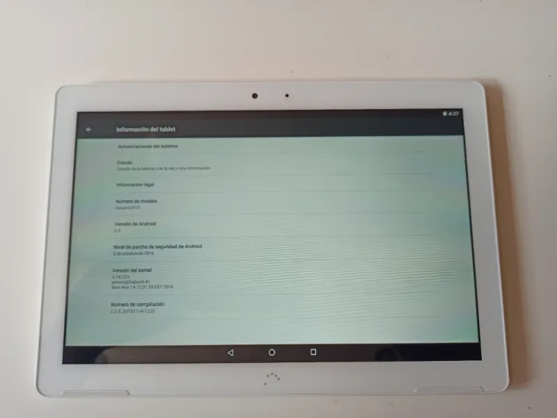 Tablet bq M10 Blanca afbeelding 2