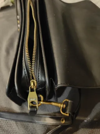 Borsa Versace Jeans Couture nera con borchie