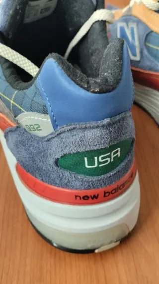 New Balance 992 Plaid Patchwork