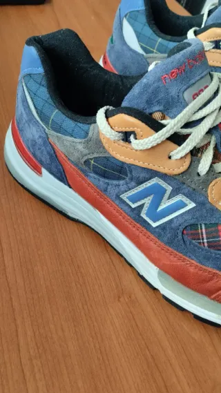 New Balance 992 Plaid Patchwork