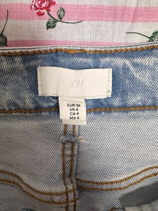 Pantalón largo H&M azul claro