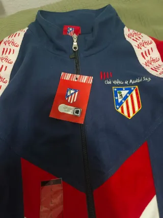Chaqueta chándal Atleti Azul/Rojo