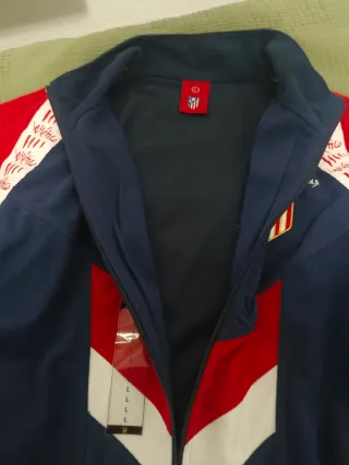 Chaqueta chándal Atleti Azul/Rojo