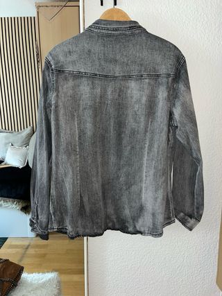 Camisa vaquera SIXTE gris desgastada