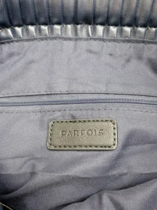 Bolso plisado azul marino, PARFOIS.
