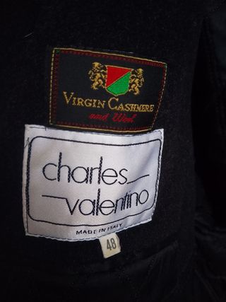 Charles Valentino Cappotto Misto Lana & Cashmere