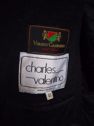Charles Valentino Cappotto Misto Lana & Cashmere