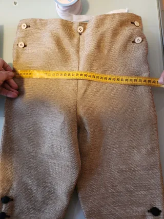 Pantalón torrentí de niño, beige con botones