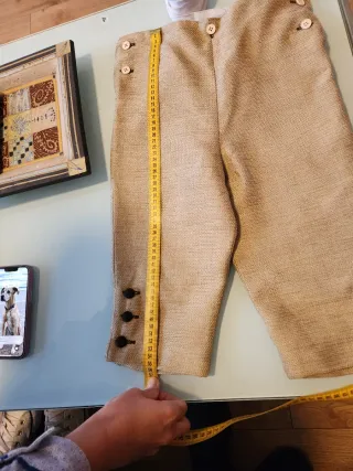 Pantalón torrentí de niño, beige con botones