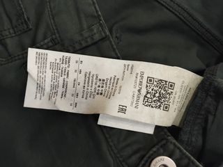 Pantalones Emporio Armani Negro/Verde