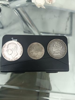 Monedas de plata antiguas