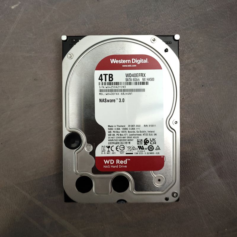Disco Duro 4TB WD Red 3.5 NAS HDD