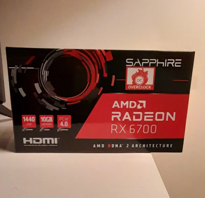 Caja VACIA para Gráfica Sapphire AMD RX 6700 afbeelding 6