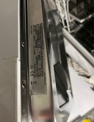 Lavavajillas Balay Blanco 3VS503BA