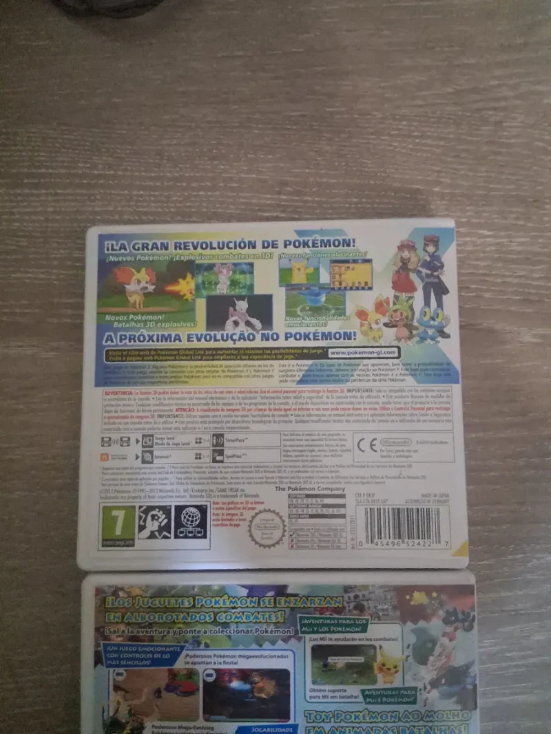 Lote 3 Cajas Vacías Pokémon 3DS afbeelding 3
