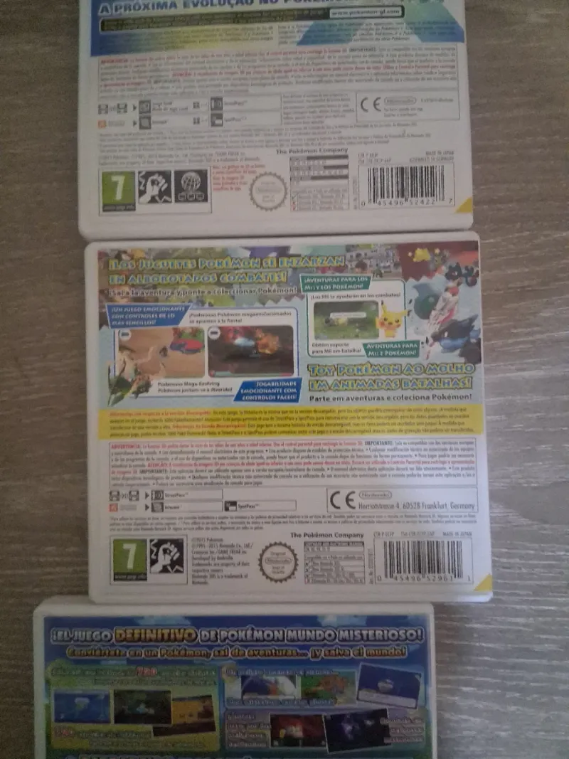 Lote 3 Cajas Vacías Pokémon 3DS afbeelding 4