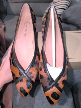 Zapatos LATOUCHE Piel Animal Print Talla 38