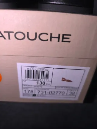 Zapatos LATOUCHE Piel Animal Print Talla 38