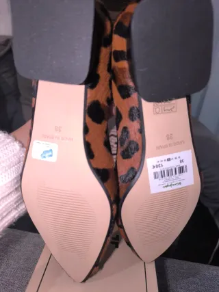 Zapatos LATOUCHE Piel Animal Print Talla 38