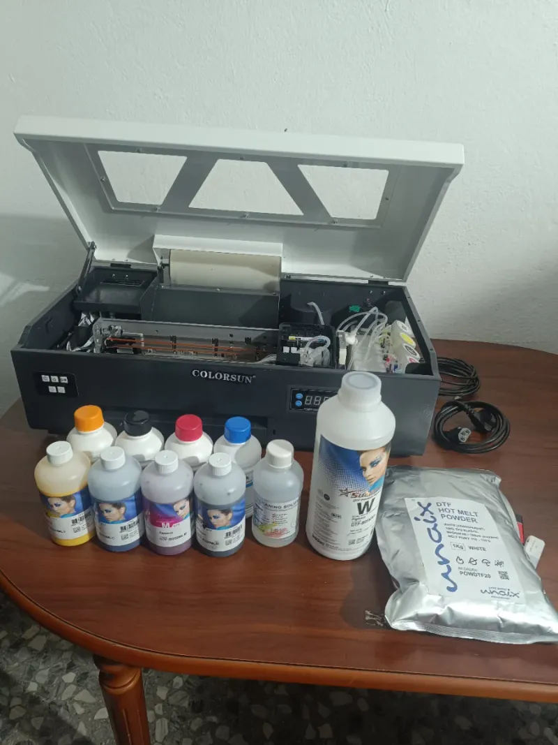 Impresora Colorsun DTF A4 + Tintas + Polvo afbeelding 4