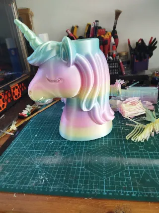 Florero Unicornio 3D