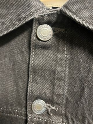 Cazadora denim básica - Color Negro - talla XL