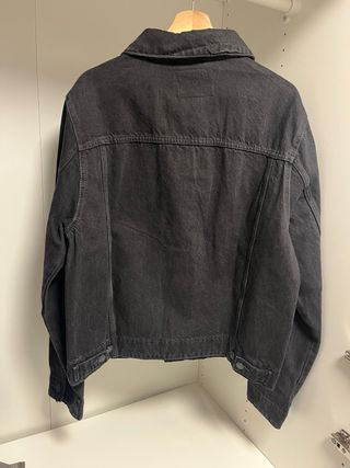 Cazadora denim básica - Color Negro - talla XL