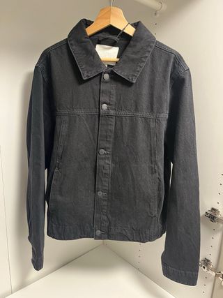 Cazadora denim básica - Color Negro - talla XL