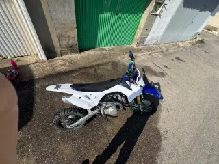 Pitbike Enduro/Motocross Azul y Blanca