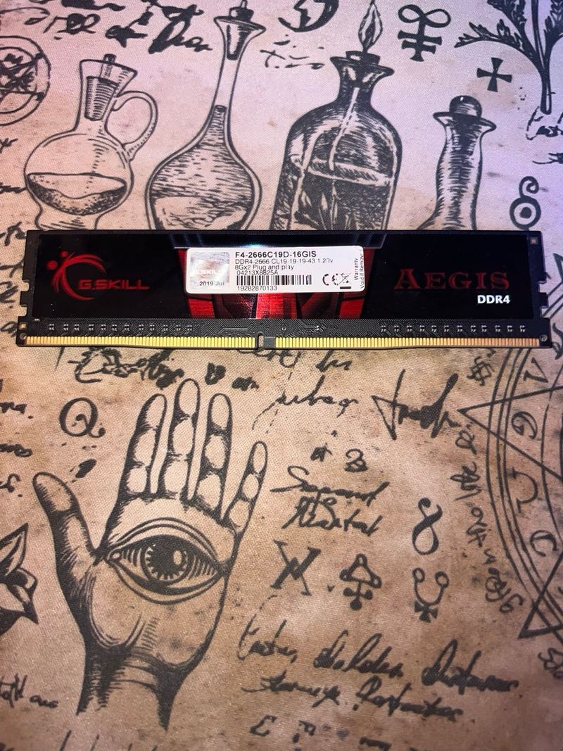 Memoria RAM G.Skill Aegis DDR4 8GB 2666MHz afbeelding 2