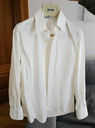 Traje de Comunión Blanco con Detalles Azules